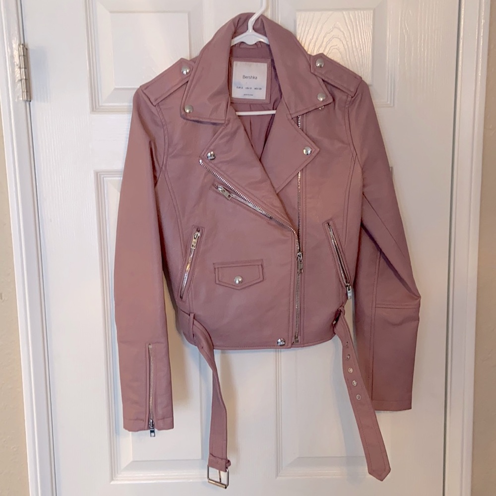 Faux leather jacket